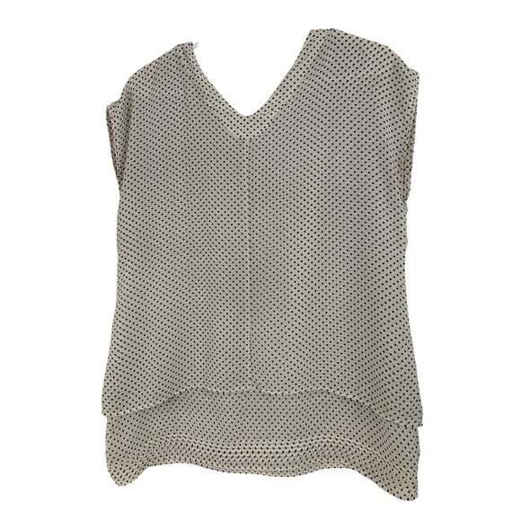 Converse Target S V-Neck Off-White Star Print Tiered Tunic Top RW10336 EUC - Picture 4 of 9